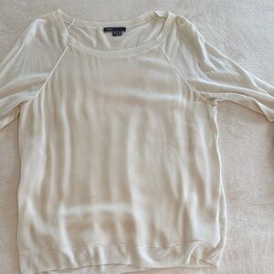 Vince- Cream Lightweight Raglan Pullover